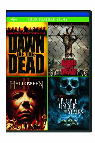DAWN OF THE DEAD/LAND OF THE DEAD/HALLOW - DVD-HORROR FOUR MOVIE PACK