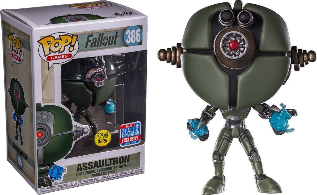 FALLOUT: ASSAULTRON #386 - FUNKO POP!-GITD-2018 FALL CON