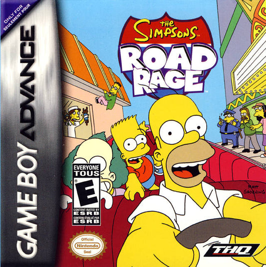SIMPSONS: ROAD RAGE  - GBA