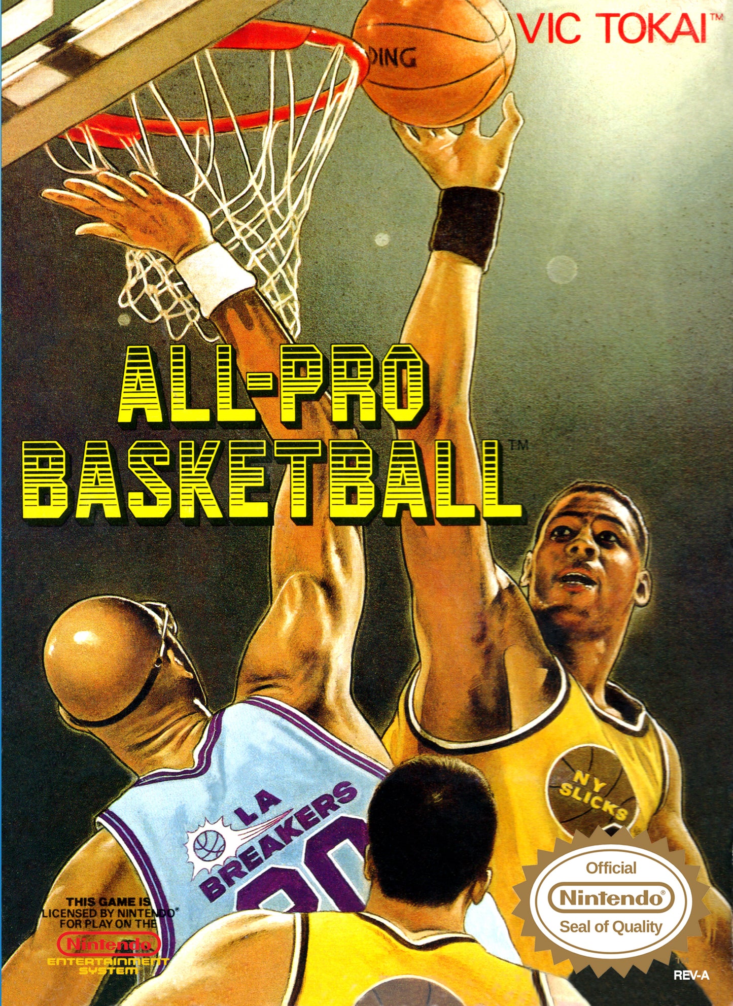 ALL-PRO BASKETBALL  - NES (W/BOX & MANUAL)