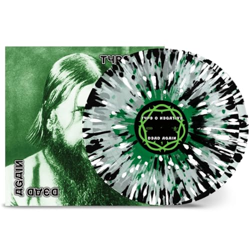 TYPE O NEGATIVE - DEAD AGAIN - CLEAR GREEN WHITE BLACK SPLATTER (VINYL)