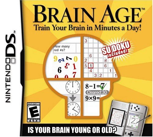 BRAIN AGE TRAIN YOUR BRAIN IN MINUTES A DAY - NINTENDO DS