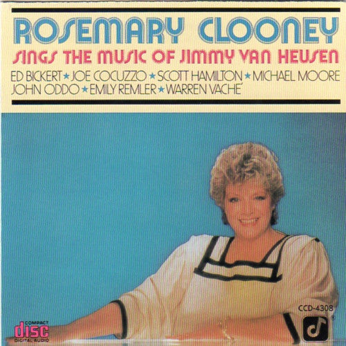 CLOONEY, ROSEMARY  - SINGS THE MUSIC OF JIMMY VAN HEUSEN