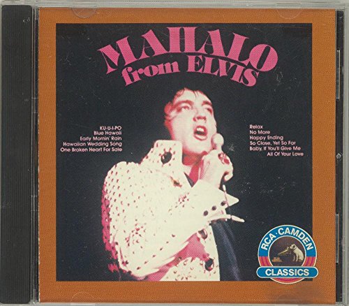 PRESLEY, ELVIS  - MAHALO FROM ELIVS