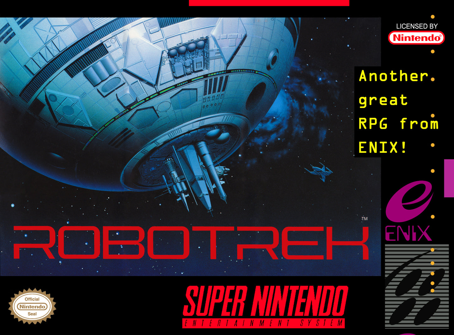 ROBOTREK  - SNES (W/BOX & MANUAL)