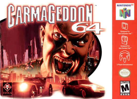 CARMAGEDDON  - N64 (W/BOX & MANUAL)