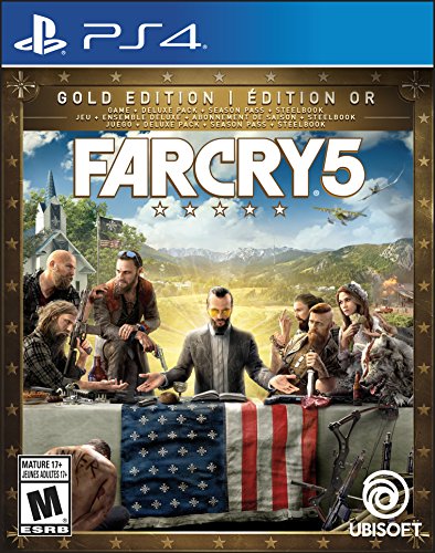 FAR CRY 5 GOLD EDITION (INCLUDES STEELBOOK + EXTRA CONTENT + SEASON PASS SUBSCRIPTION) - TRILINGUAL - PLAYSTATION 4