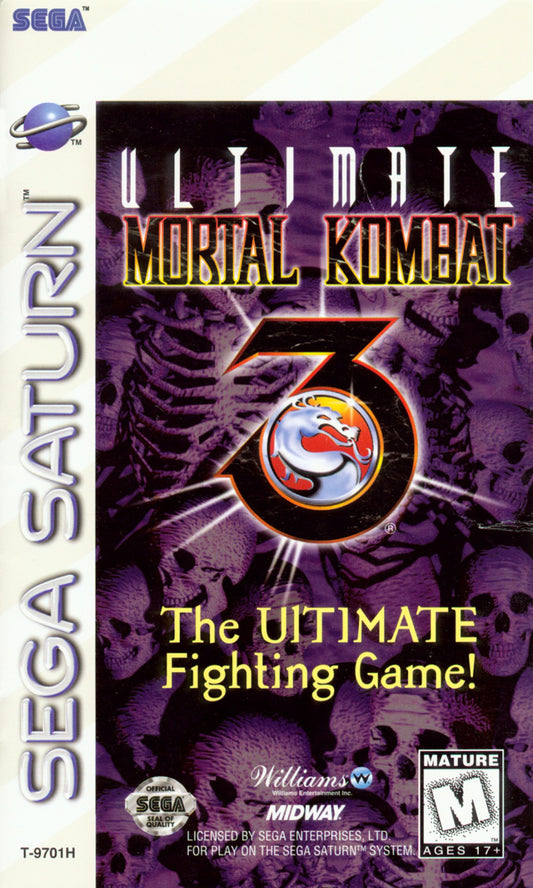 ULTIMATE MORTAL KOMBAT 3  - SATURN