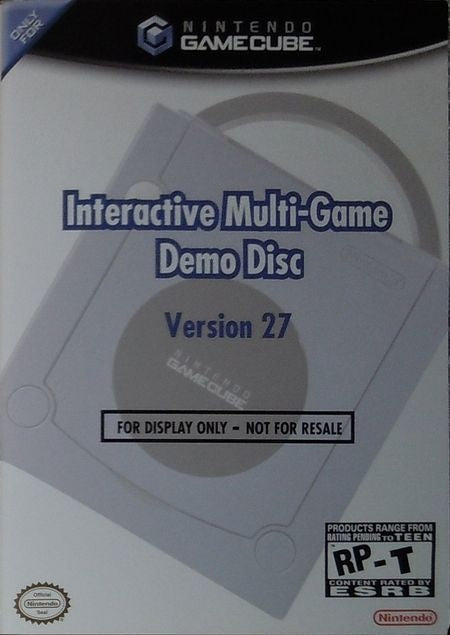 INTERACTIVE MULTI-GAME DEMO DISC #27  - GCB
