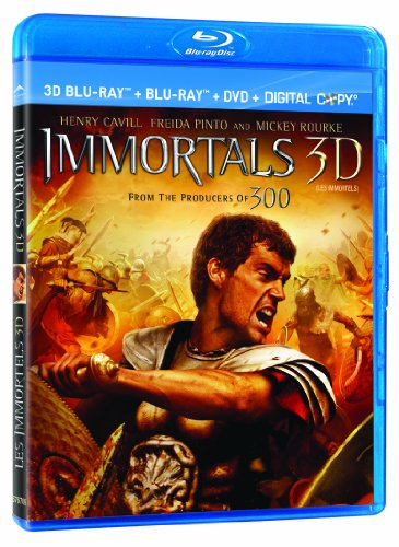 IMMORTALS 3D [BLU-RAY 3D + BLU-RAY + DVD + DIGITAL COPY] (BILINGUAL)