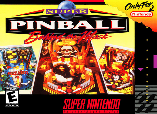 SUPER PINBALL: BEHIND THE MASK  - SNES