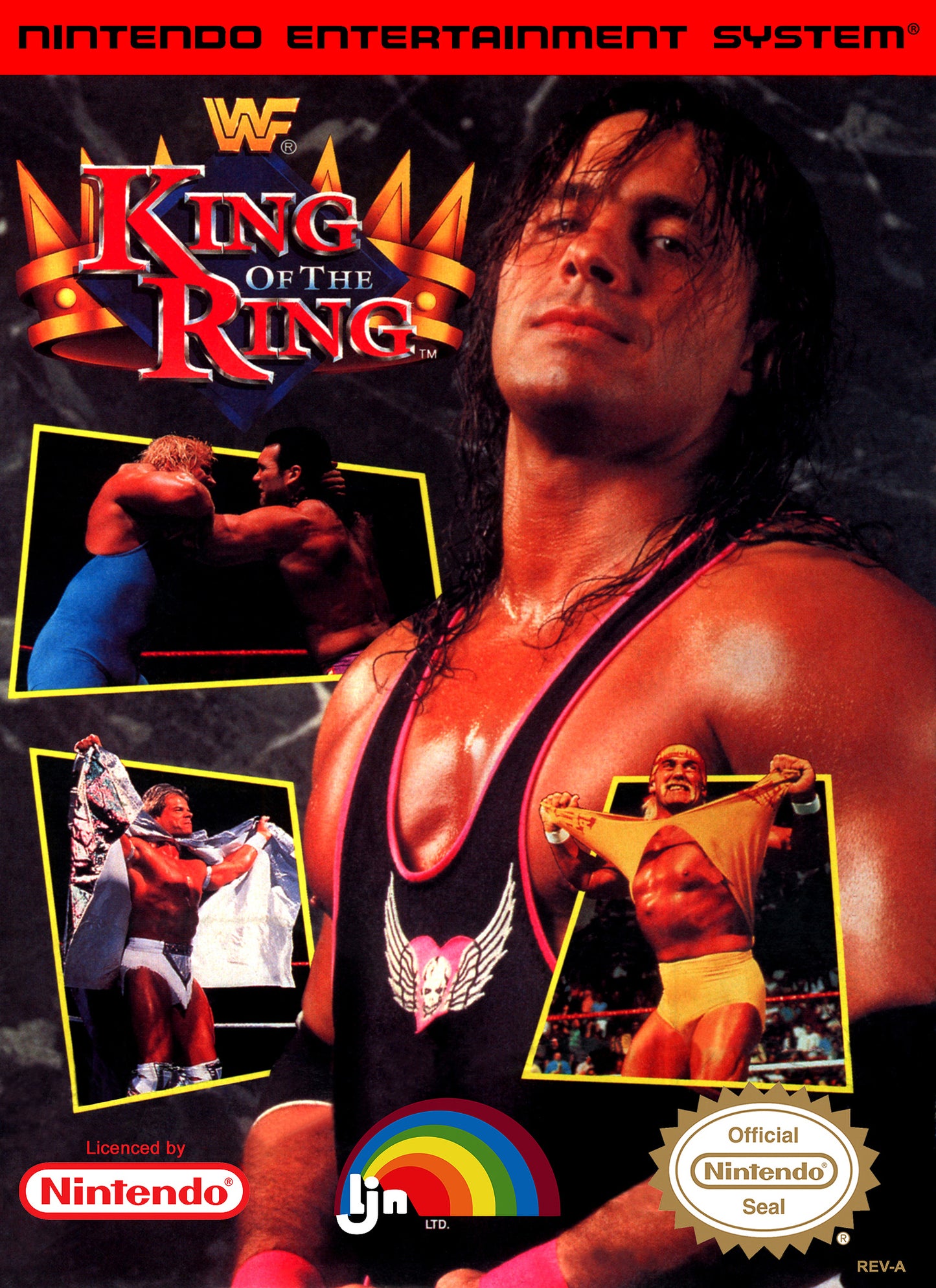 WWF KING OF THE RING  - NES (W/BOX & MANUAL)