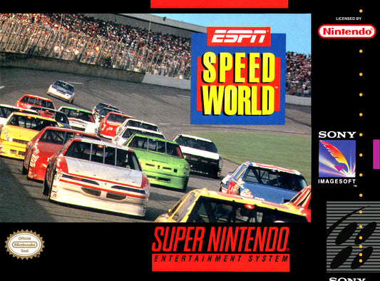 ESPN SPEED WORLD  - SNES (W/BOX & MANUAL)