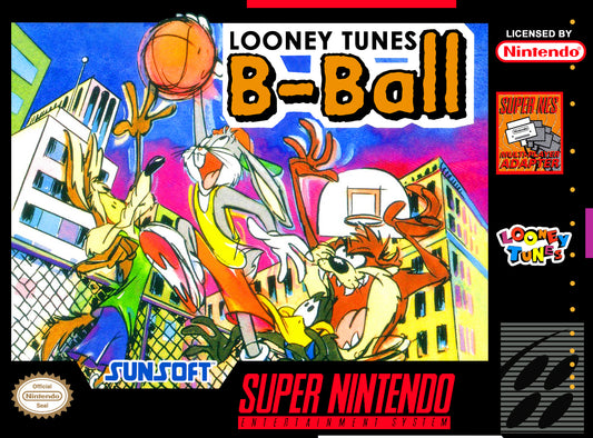 LOONEY TUNES B-BALL  - SNES (W/BOX)