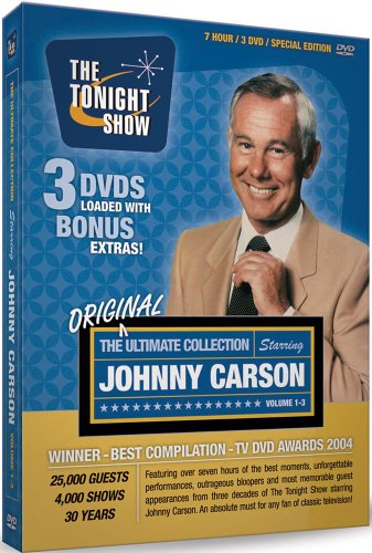 THE ULTIMATE JOHNNY CARSON COLLECTION - HIS FAVORITE MOMENTS FROM THE TONIGHT SHOW (VOLS. 1-3) (1962-1992)