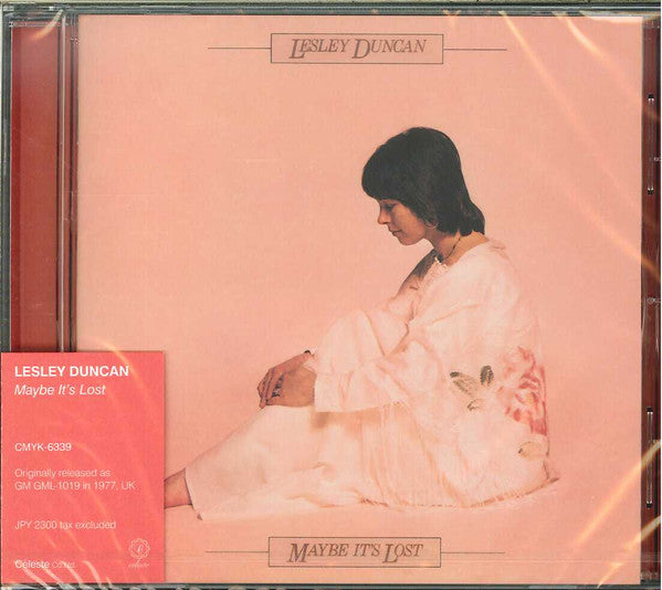 DUNCAN, LESLEY  - MAYBE IT'S LOST