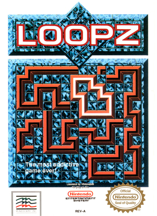 LOOPZ  - NES (W/BOX & MANUAL)