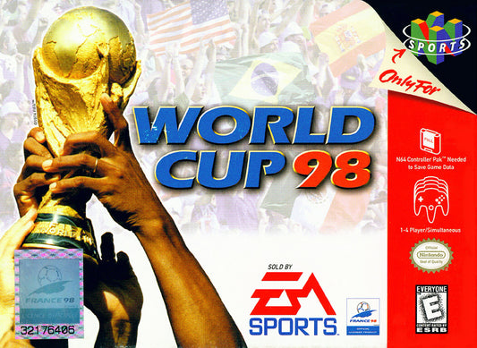 WORLD CUP 98  - N64 (W/BOX)