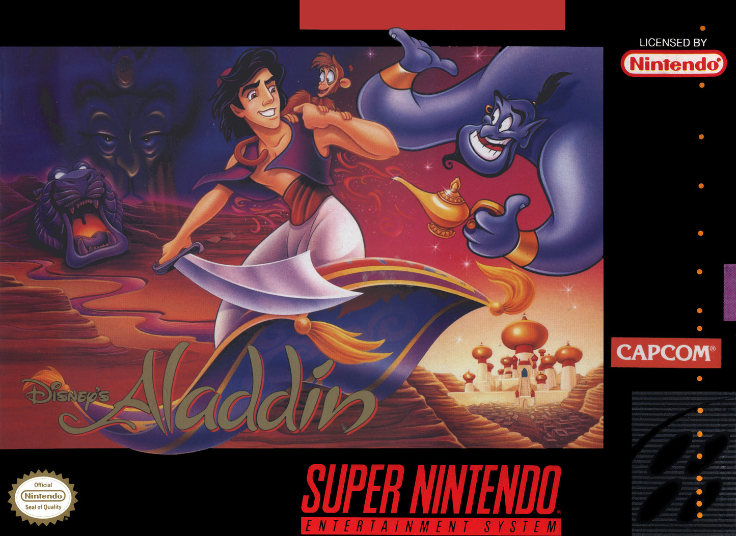 ALADDIN  - SNES (W/BOX & MANUAL)