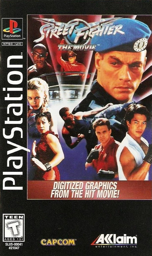 STREET FIGHTER: THE MOVIE (LONGBOX)  - PS1