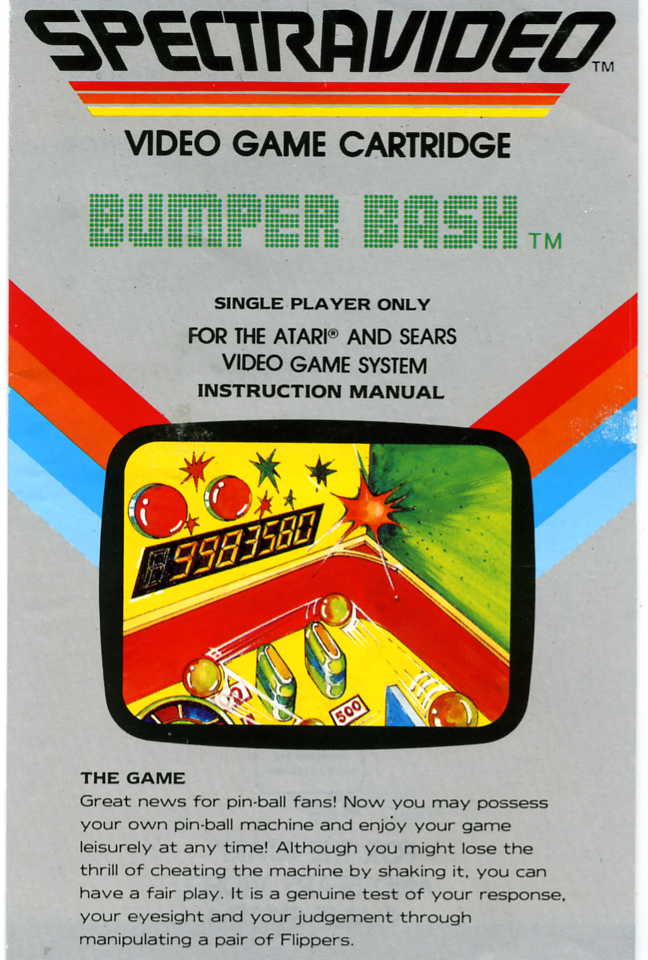 BUMPER BASH  - ATARI2600