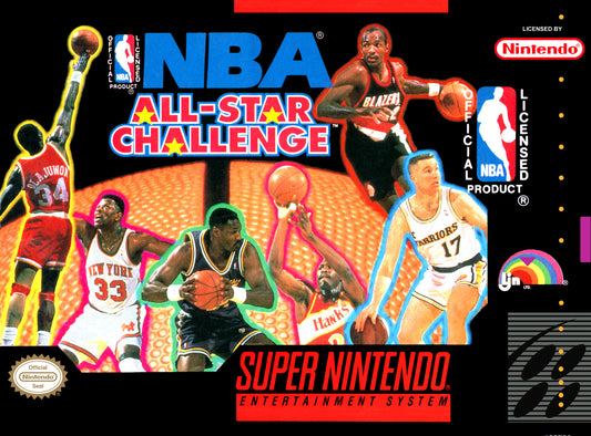 NBA ALL-STAR CHALLENGE  - SNES (W/BOX)