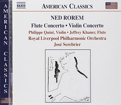 ROREM, NED - FLUTE/VIOLIN CONCERTO