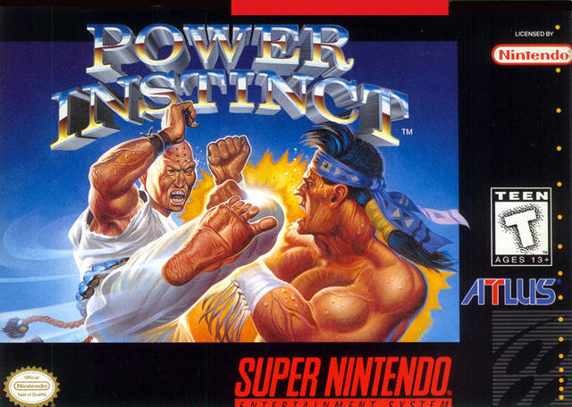 POWER INSTINCT  - SNES (W/BOX)