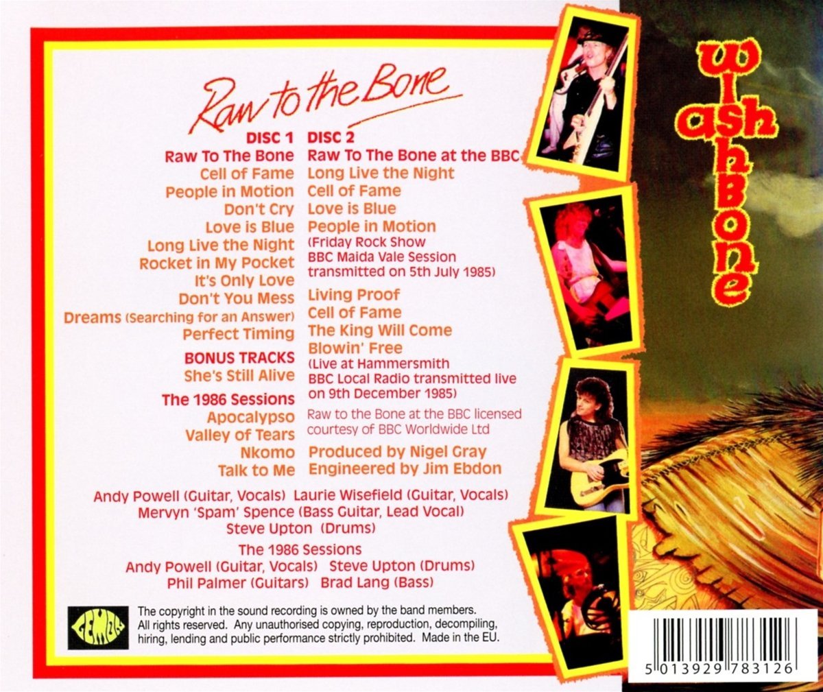 WISHBONE ASH  - RAW TO THE BONE