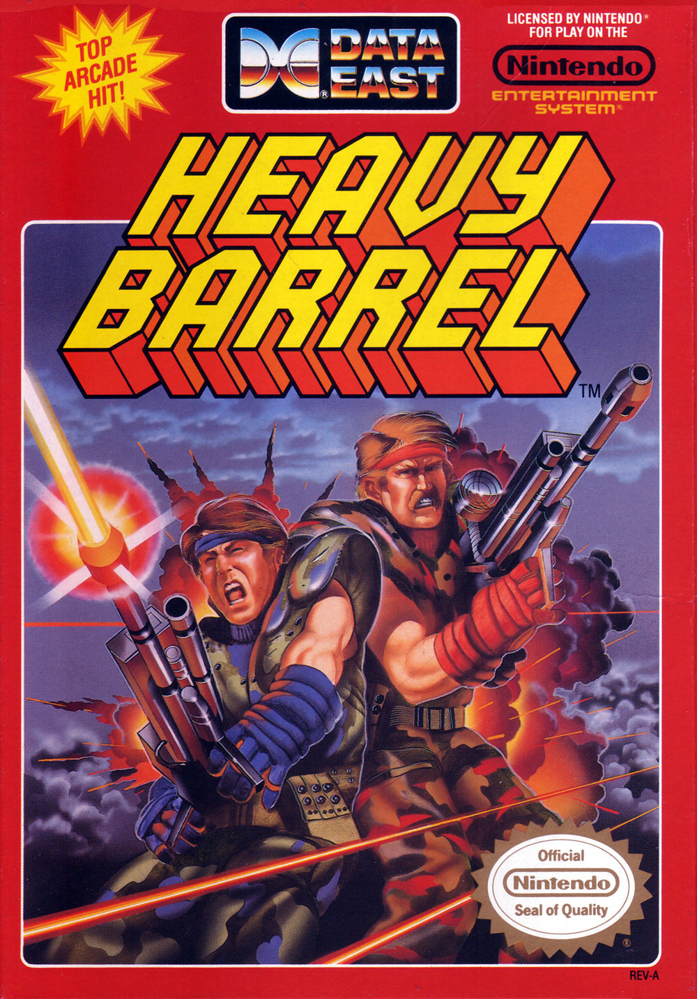 HEAVY BARREL  - NES (W/BOX & MANUAL)