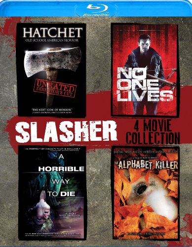 SLASHER 4-PACK BD (HATCHET/NO ONE LIVES/A HORRIBLE WAY TO DIE/ALPHABET KILLER) [BLU-RAY]