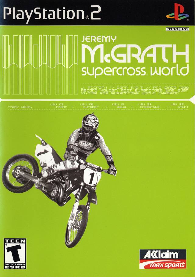 JEREMY MCGRATH'S SUPERCROSS WORLD  - PS2