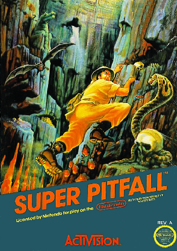 SUPER PITFALL  - NES (W/BOX)