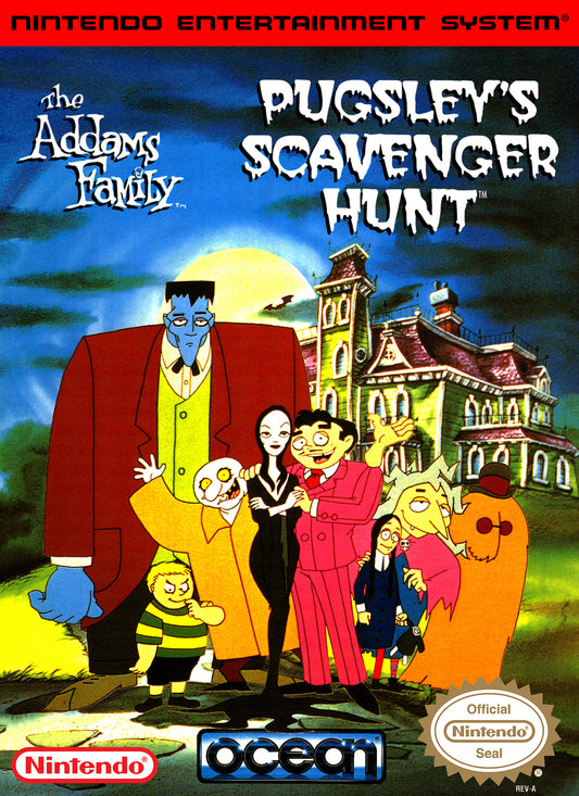 ADDAMS FAMILY: PUGSLEY'S SCAVENGER HUNT  - NES