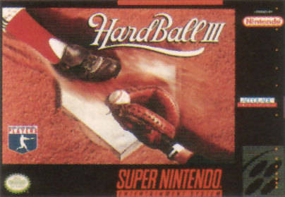 HARDBALL III  - SNES (W/BOX & MANUAL)