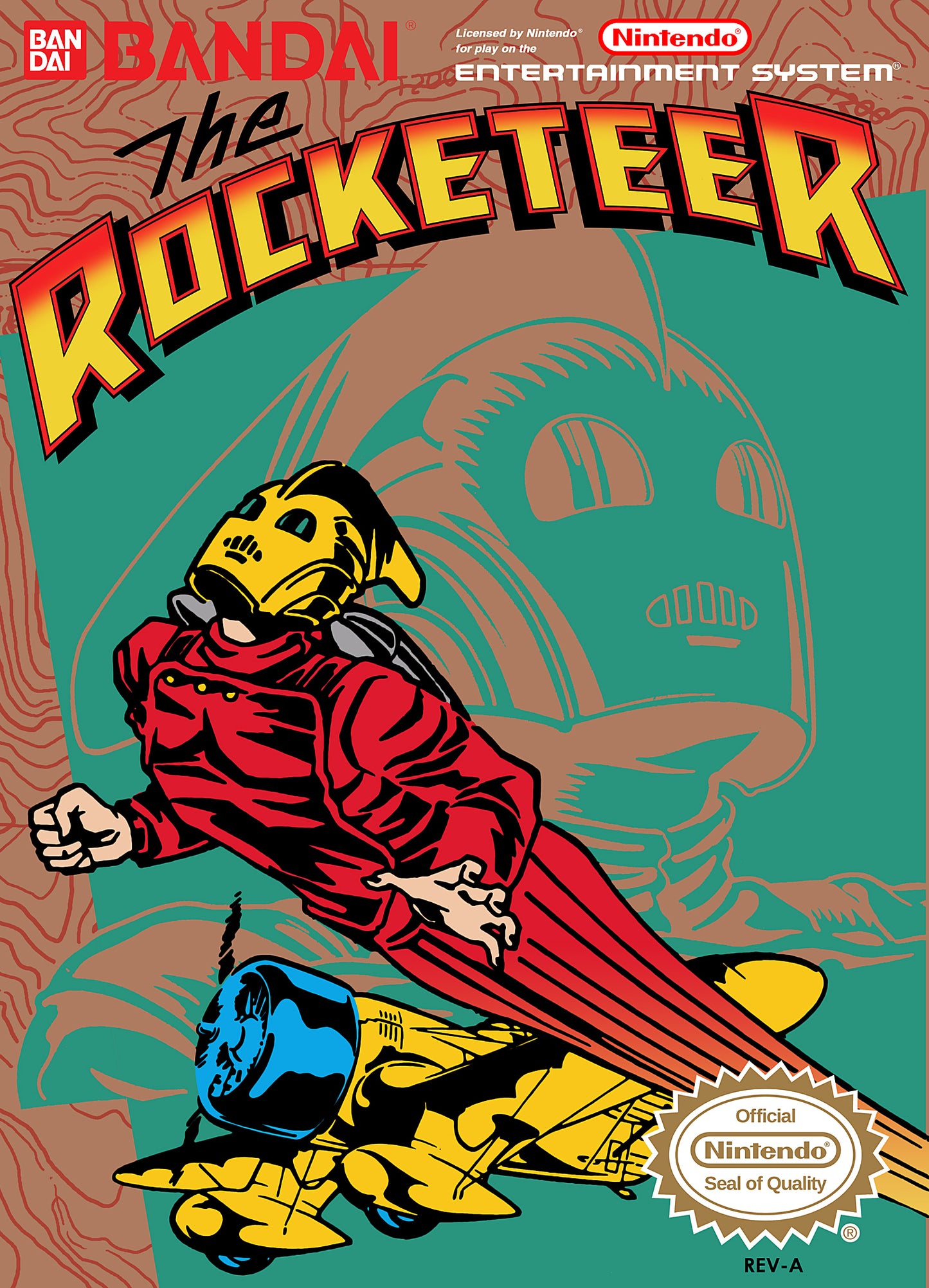 ROCKETEER  - NES (W/BOX & MANUAL)