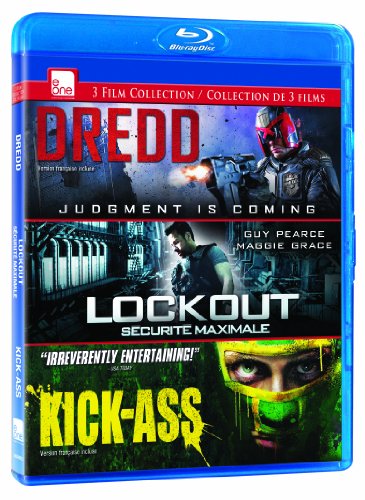 DREDD / LOCKOUT / KICK-ASS TRIPLE FEATURE [BLU-RAY] (BILINGUAL)