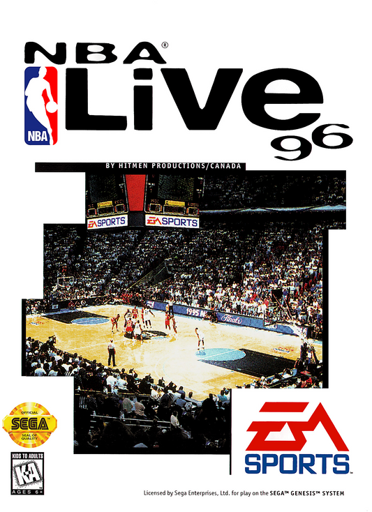 NBA LIVE 96  - SNES (W/BOX & MANUAL)