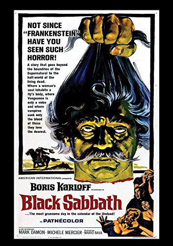 BLACK SABBATH (MOVIE)  - DVD-1963-BORIS KARLOFF-CHEEZY FLICKS ENT