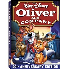 OLIVER AND COMPANY 20TH ANNIVERSARY EDITION DVD