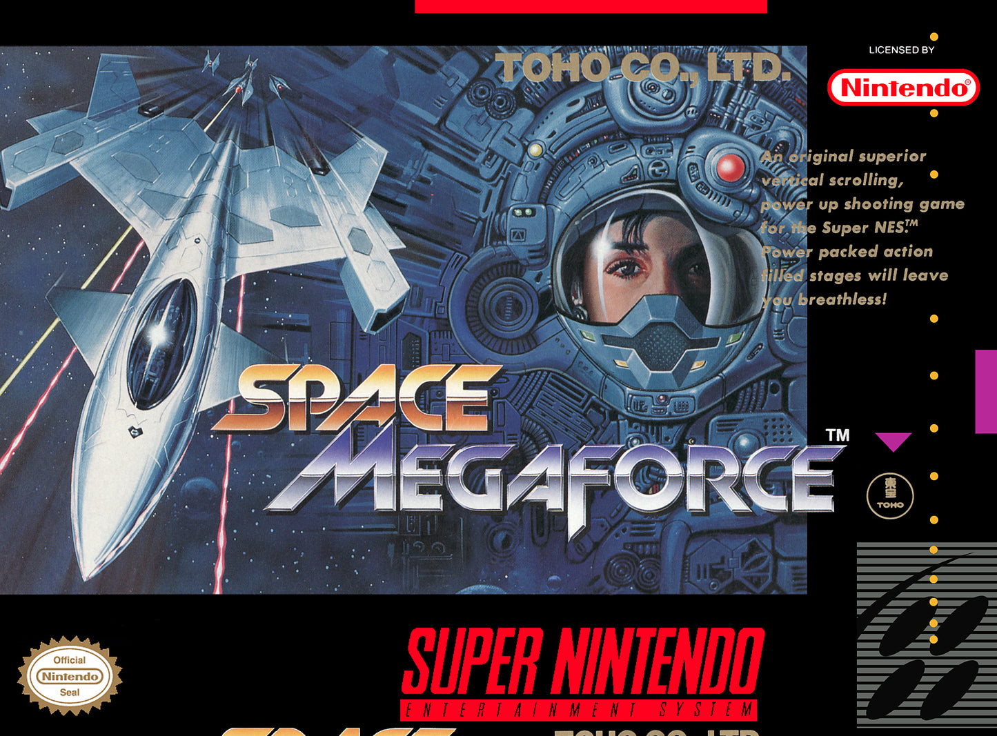 SPACE MEGAFORCE  - SNES (W/BOX)