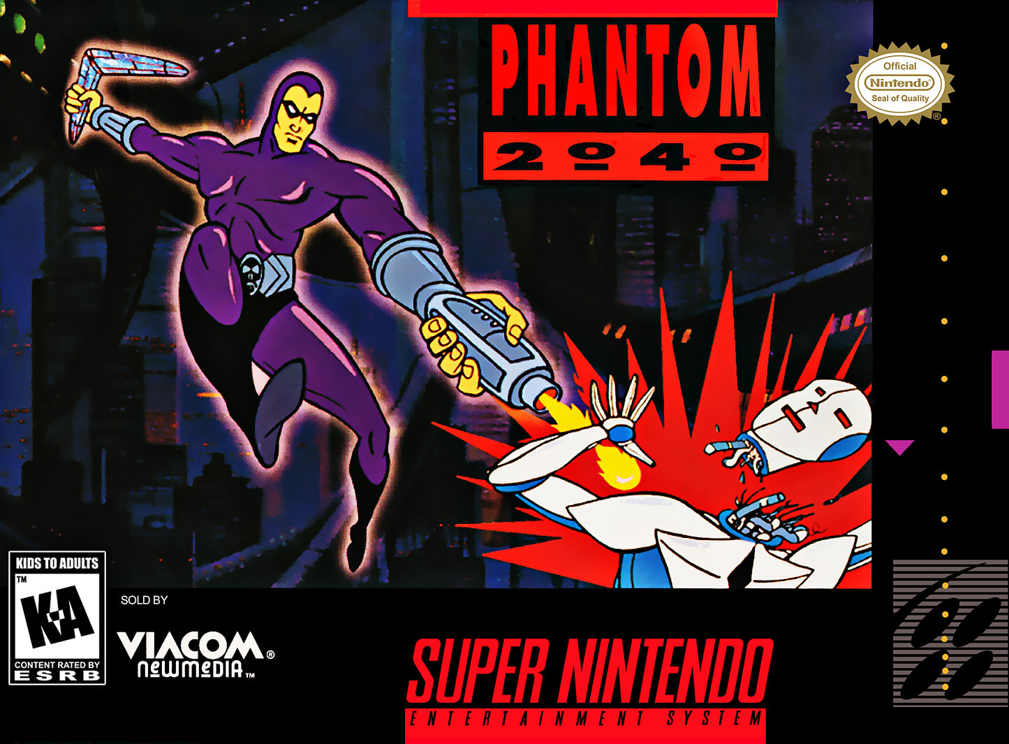 PHANTOM 2040  - SNES (W/BOX & MANUAL)