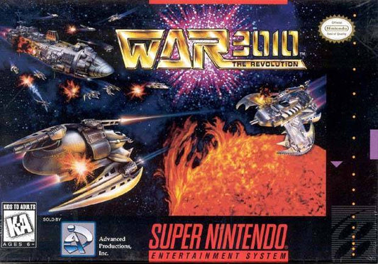 WAR 3010: THE REVOLUTION  - SNES (W/BOX & MANUAL)