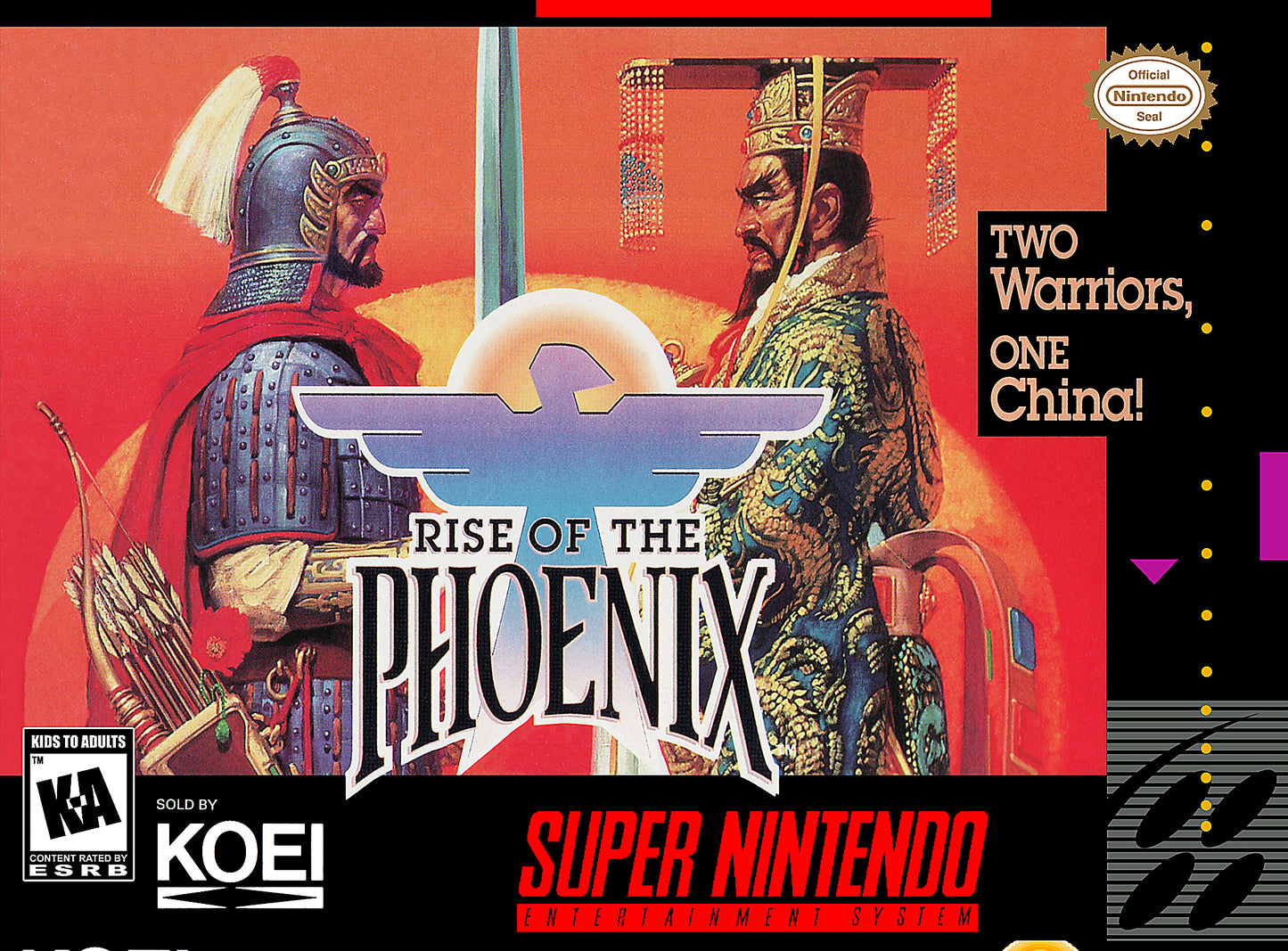 RISE OF THE PHOENIX  - SNES (W/BOX & MANUAL)