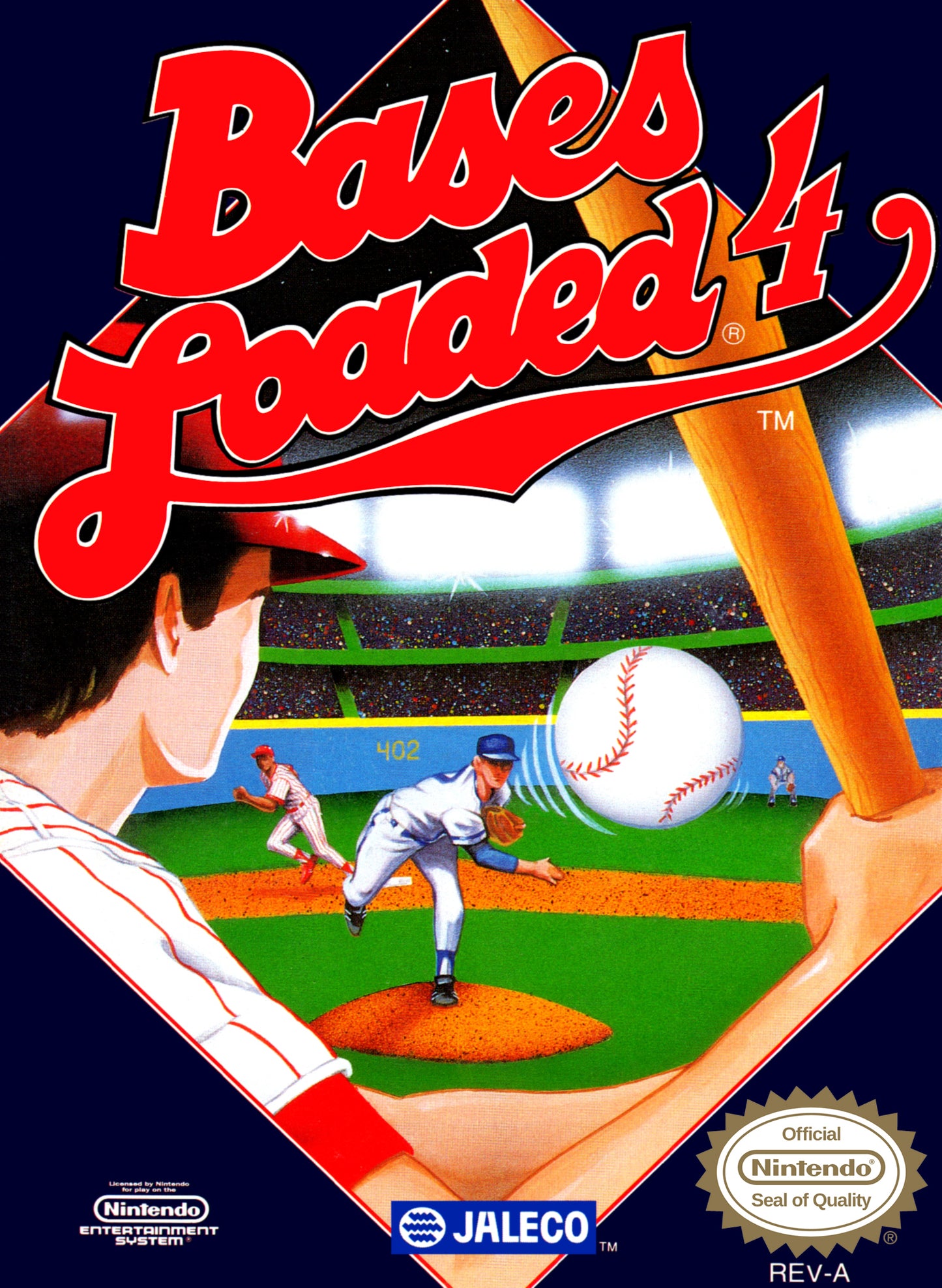 BASES LOADED 4  - NES (W/BOX)