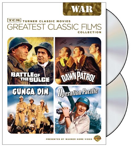 TCM GREATEST CLASSIC FILMS COLLECTION: WAR (BATTLE OF THE BULGE / THE DAWN PATROL / GUNGA DIN / OPERATION PACIFIC)