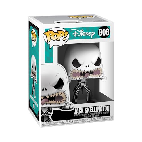 NIGHTMARE BEFORE CHRISTMAS: JACK SKELLINGTON #808 (SCARY FACE) - FUNKO POP!