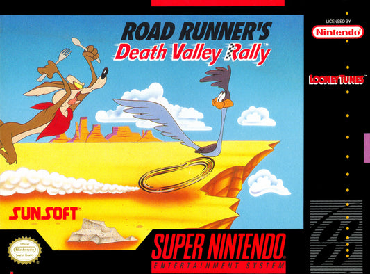 ROAD RUNNER'S DEATH VALLEY RALLY  - SNES