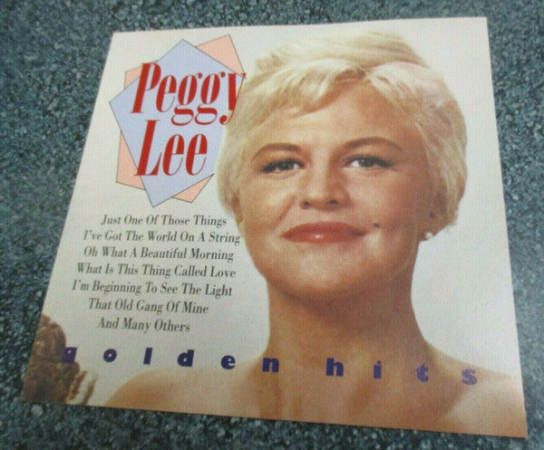 LEE, PEGGY  - GOLDEN HITS