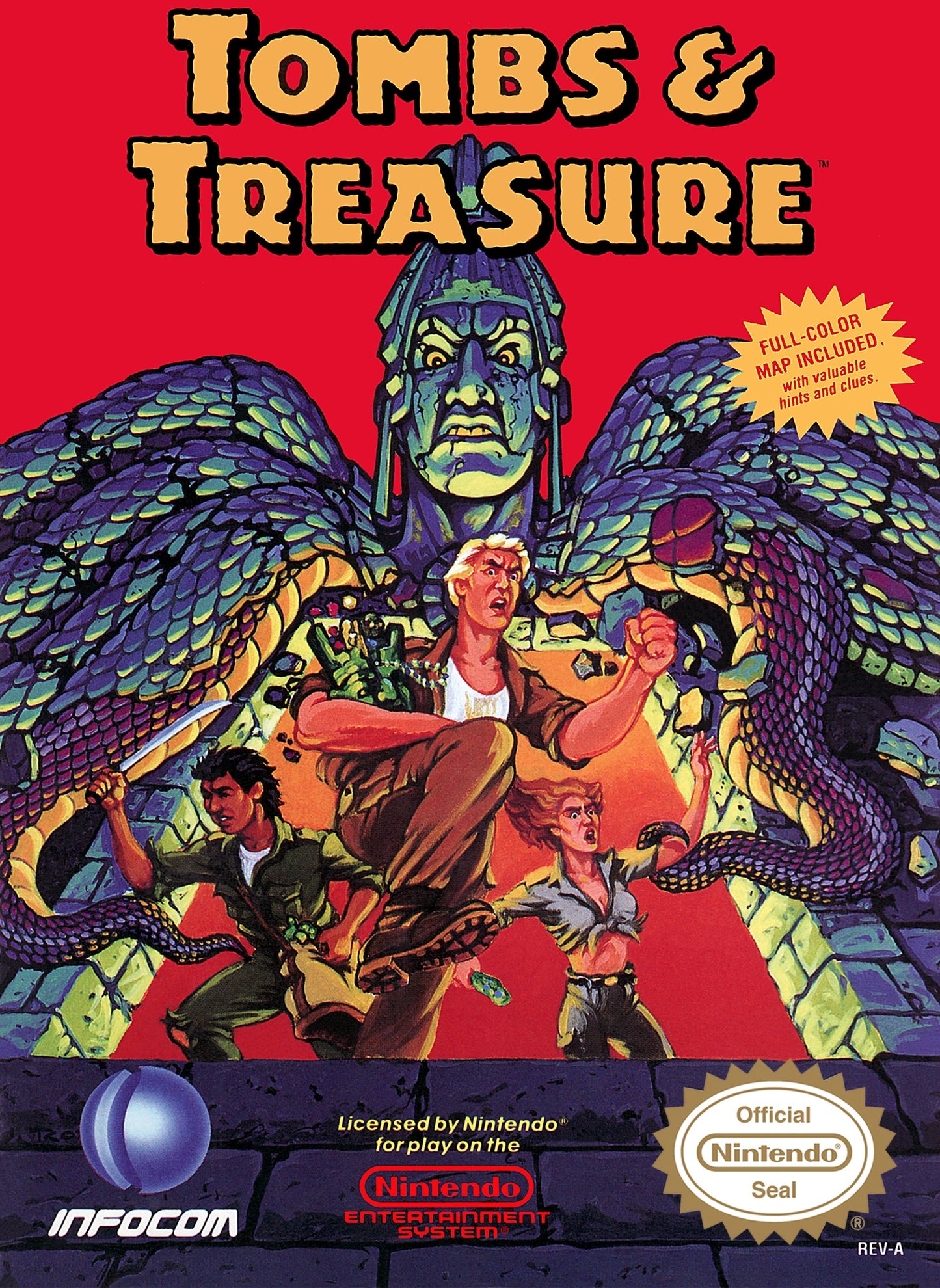 TOMBS & TREASURE  - NES (W/BOX)